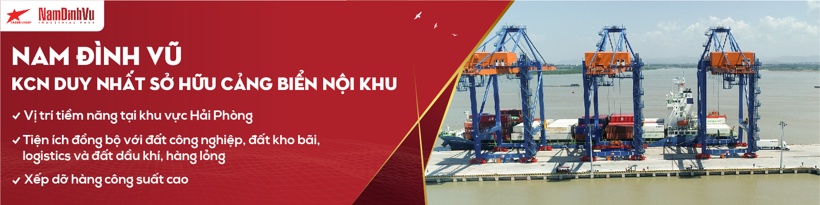 Khu công nghiệp Nam Đình Vũ – Tập đoàn Sao đỏ