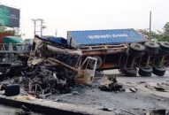 TNGT nghiêm trọng trên đường Nguyễn Bỉnh Khiêm