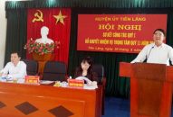 Huyện ủy Tiên Lãng bổ khuyết 9 nhóm nhiệm vụ trong quý 2 năm 2018