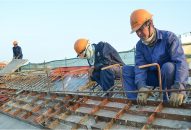 Dự án cầu vượt nút giao Nguyễn Văn Linh:  Thi công 3 ca, gấp rút về đích