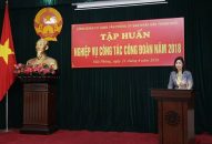 Cơ quan Văn phòng UBND thành phố Tập huấn nghiệp vụ công tác Công đoàn năm 2018