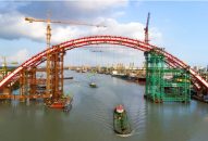 Tạm ngừng hoạt động luồng hàng hải phục vụ thi công kết cấu trên cao công trình cầu Hoàng Văn Thụ