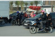 Giao thông phức tạp tại nút giao nam Cầu Bính