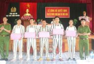 Trại giam Xuân Nguyên: Công bố quyết định tha tù trước thời hạn có điều kiện cho 39 phạm nhân