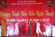 Chương trình nghệ thuật chào mừng các ngày lễ lớn trong tháng 5