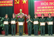 Bộ Chỉ huy quân sự thành phố: Biểu dương tập thể, cá nhân có thành tích trong triển khai đề án đổi mới công tác giáo dục chính trị