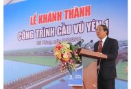 Công trình cầu Vũ Yên 1 và đường dẫn mở ra trang mới cho sự phát triển hiện đại của đảo Vũ Yên; bờ Bắc sông Cấm và thành phố Hải Phòng