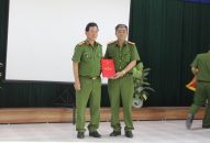 Giao ban công tác XDLL và phong trào thi đua “Vì ANTQ” khối công an quận quý III