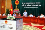 UBND thành phố họp phiên thường kỳ tháng 5  Tập trung hơn công tác thu ngân sách và giải ngân vốn đầu tư công