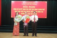 Bà Nguyễn Thị Hiên tạm thời phụ trách, điều hành công tác của Trường đại học Hải Phòng