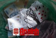 CAH Kiến Thụy bắt 9 đối tượng đánh bạc
