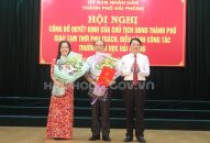 Công bố Quyết định giao tạm thời phụ trách, điều hành công tác Trường Đại học Hải Phòng