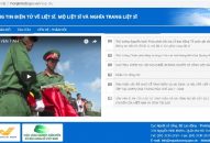Chính thức vận hành website về liệt sĩ, mộ liệt sĩ và nghĩa trang liệt sĩ