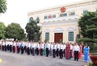 Các cơ quan, doanh nghiệp thực hiện chào cờ Tổ quốc hằng tháng: Xây dựng văn hóa công sở, nâng cao trách nhiệm cá nhân