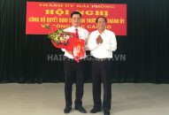 Chuẩn y Phó Bí thư Huyện ủy Kiến Thụy đối với đồng chí Phạm Văn Thép