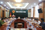 Phối hợp chặt chẽ bảo vệ thi công đổ vật liệu nạo vét tại khu vực đảo Vũ Yên