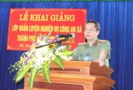 Huấn luyện nghiệp vụ Công an xã 2018