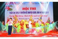 Hội thi thiếu nhi tuyên truyền kể chuyện sách, báo hè năm 2018  Cách làm hay để nhân rộng văn hóa đọc