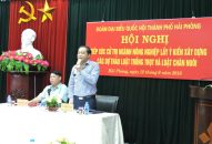 Tiếp xúc cử tri lấy ý kiến xây dựng các dự thảo Luật Trồng trọt và Luật Chăn nuôi