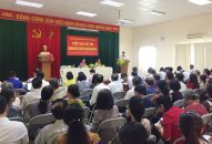 Phó Bí thư Thường trực Thành ủy, Trưởng Đoàn ĐBQH thành phố Hải Phòng tiếp xúc cử tri, chuẩn bị kỳ họp thứ Sáu, Quốc hội khóa XIV