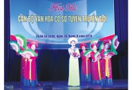 Quận Lê Chân  7 đội dự thi cán bộ văn hóa cơ sở tuyên truyền giỏi