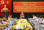 Ban thường vụ Thành ủy: Triển khai thí điểm hợp nhất tổ chức bộ máy các cơ quan quận, huyện