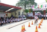 Tập huấn kiến thức an toàn giao thông, kỹ năng lái xe an toàn cho đoàn viên thanh thiếu nhi