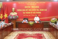 Thông qua kết quả kiểm tra, đánh giá của Đoàn Kiểm tra số 1 Ban Chỉ đạo Trung ương về phòng, chống tham nhũng tại Thành ủy Hải Phòng