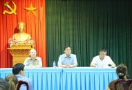 Hội nghị công bố các quyết định về quản lý khu đất quốc phòng tại phường Thành Tô và Tràng Cát