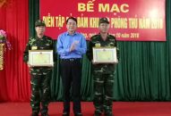 Sở Lao động – Thương binh và Xã hội diễn tập bảo đảm khu vực phòng thủ năm 2018