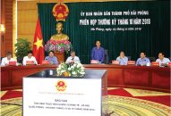 UBND thành phố họp phiên thường kỳ tháng 10-2018: Tập trung cao thu ngân sách và chuẩn bị Tết