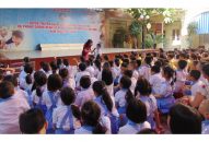 Trường tiểu học Đinh Tiên Hoàng  Hơn 1.500 học sinh được chăm sóc răng miệng