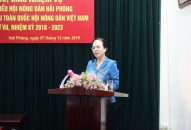 Phó Bí thư Thường trực Thành ủy gặp gỡ, giao nhiệm vụ Đoàn đại biểu Hội Nông dân thành phố dự Đại hội đại biểu toàn quốc lần thứ 7