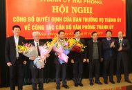 Đồng chí Nguyễn Hoàng Long giữ chức vụ Chánh Văn phòng Thành ủy