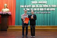 Đồng chí Đào Trọng Đức giữ chức vụ Phó Bí thư Thường trực Quận ủy Ngô Quyền