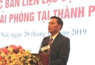 Tiếp xúc các đồng chí nguyên lãnh đạo và cựu cán bộ kháng chiến Hải Phòng tại Hà Nội