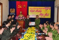 Lãnh đạo CATP chúc Tết các đơn vị
