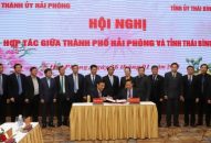 Hải Phòng – Thái Bình ký giao kết phát triển kinh tế xã hội