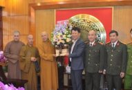 Ban trị sự Giáo hội Phật giáo Việt Nam thành phố Hải Phòng chúc Tết CATP