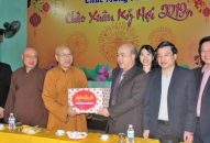 Chúc Tết  Giáo hội Phật giáo Việt Nam thành phố và Giáo phận Hải Phòng.