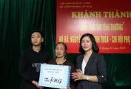 Khánh thành nhà Mái ấm tình thương tặng hội viên nghèo