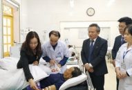 Lãnh đạo ngành Y tế thành phố thăm và chúc tết một số Bệnh viện