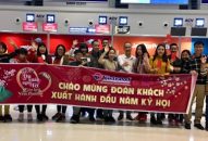 Vietravel Hải Phòng chào mừng đoàn khách xuất hành đầu năm mới