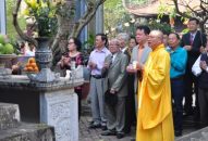 Công an thành phố, Ban liên lạc C5 dâng hương tại Chùa Phổ Chiếu