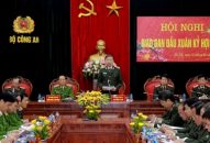 Bộ Công an: Tập trung cao cho công tác bảo đảm ANTT, phục vụ nhân dân dịp lễ hội đầu xuân