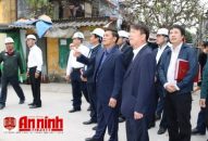 Chủ tịch UBND thành phố kiểm tra tiến độ xây dựng, GPMB các chung cư trên địa bàn quận Ngô Quyền