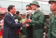 Quận Hồng Bàng: 107 thanh niên lên đường nhập ngũ