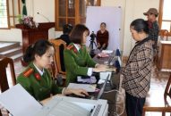 Phòng PC06 và CAH Thủy Nguyên: Cấp CCCD lưu động cho hơn 200 lượt người tại xã Cao Nhân