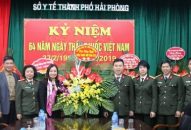 Công an thành phố chúc mừng các đơn vị ngành Y tế