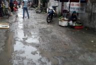 Ngõ 143 Nguyễn Tường Loan xuống cấp